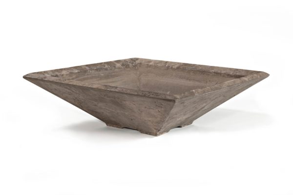 Square Stone Fire Bowl